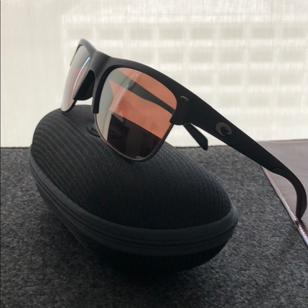 Costa Pawleys 580P Matte Black Frame Amber Lenses